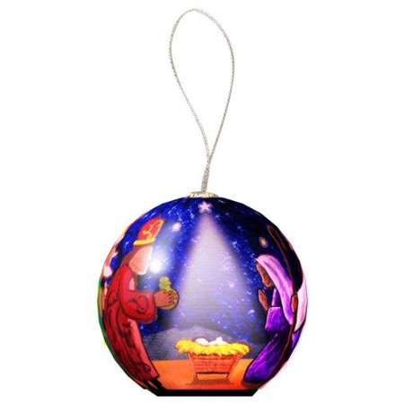 D&D Distributing Blinking Nativity Ornament