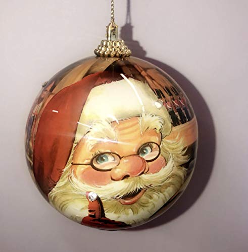 D&D Distributing Olde World Santa Blinking Ornament
