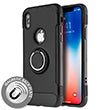 GSA Carbon Edge Hybrid Ring Case For iPhone XS Max (6.5") - Black