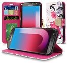 GSA Lily Flip Wallet Case For Samsung Galaxy J7 (2018) - Pink/White