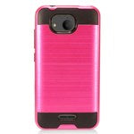 GSA Brushed Hybrid Hard Case For Alcatel Tetra / 5041C Hot Pink