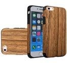 GSA Wood Grain Hybrid Case for the iPhone 6 Plus/6s Plus - Fruit Wood Grain