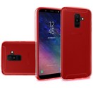 GSA Soft Flexible Transparent  Case for Samsung Galaxy A6, A600 - Red