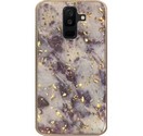GSA Gold Flake Marble Case for Samsung Galaxy A6 - Purple/Gold