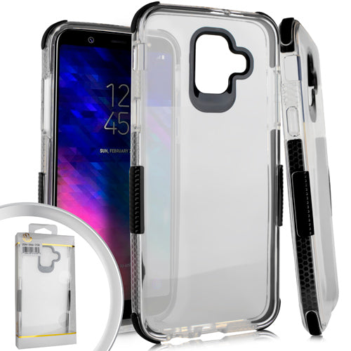 GSA Side Spine 2 For Samsung Galaxy A6 Clear & Black