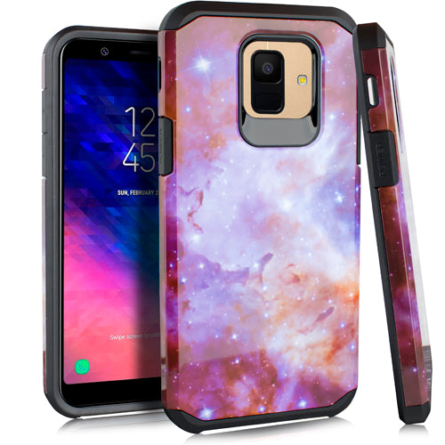 GSA Slim Hybrid Dual Layers Case For Samsung Galaxy A6, A600 Stardust
