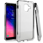 GSA Chrome Deluxe TPU 2 For Samsung Galaxy A6, A600 Silver Clear