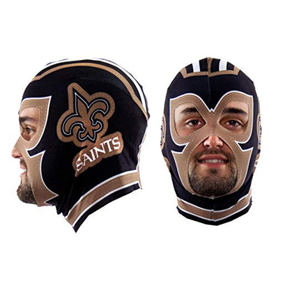 Little Earth NFL New Orleans Saints Super Fan Face Mask One Size Fit All