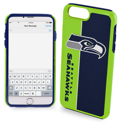 FOCO NFL Seattle Seahawks Bold Case For iPhone 8+, 7+, 6+, 6S+, (5.5")