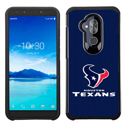 PBG NFL Licensed Houston Texans Textured Case for the Alcatel Folio 7