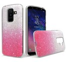 GSA Gradient Glitter Hybrid Case for Samsung Galaxy A6 - Hot Pink Silver
