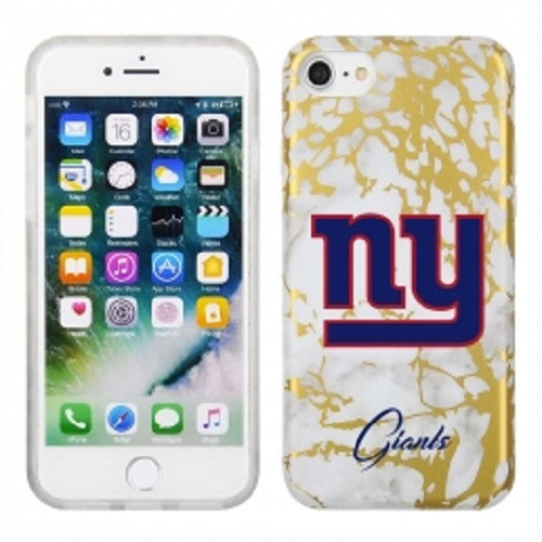 PBG NFL New York Giants White Marble for iPhone SE (2022-20) 8, 7, 6 & 6S (4.7")