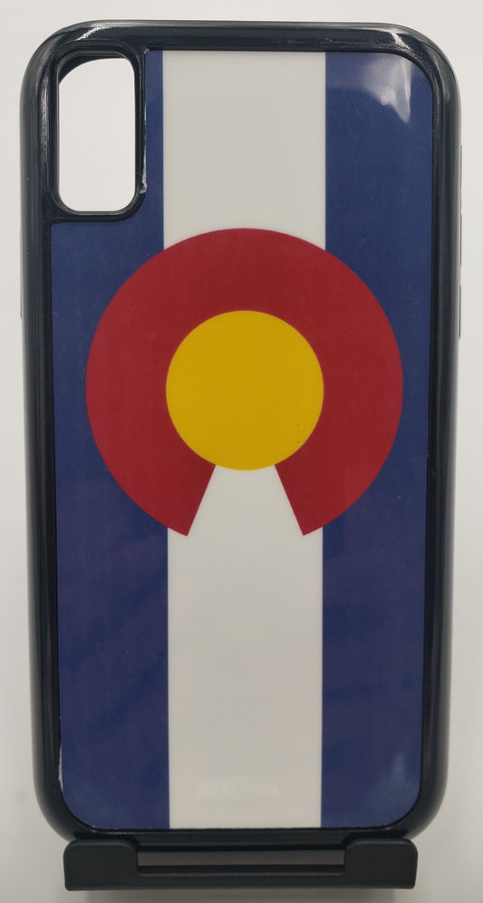 GSA Glossy Finish Colorado Flag Hybrid Case For iPhone XR (6.1")