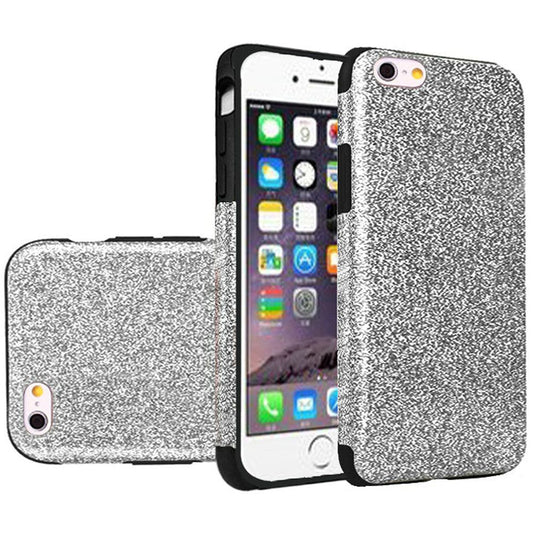 GSA Glitter Candy Hybrid Case for iPhone 6 Plus/6s Plus Silver