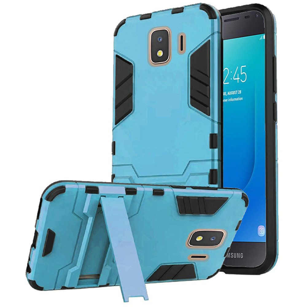 GSA Dynamite Hybrid Kickstand Case For Samsung Galaxy J2, J2 Core - Blue/Black