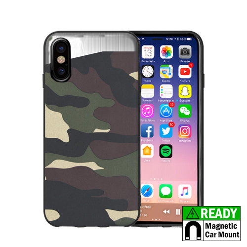 GSA Blade Camo Hybrid Case For iPhone X, XS (5.8") Green Camo