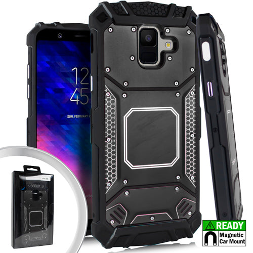 GSA Metal Jacket Hybrid Case for Samsung Galaxy A6/A600 Black