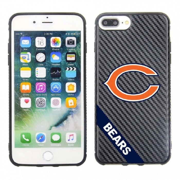 PBG NFL Chicago Bears Carbon Case for iPhone 8 Plus, 7 Plus & 6s Plus (5.5")