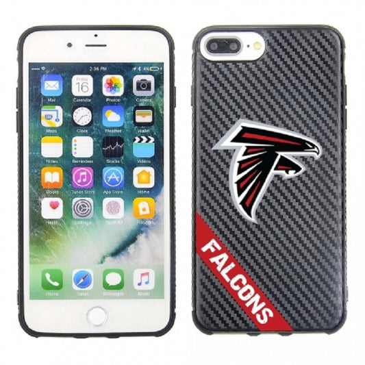 PBG NFL Atlanta Falcons Carbon Case for iPhone 8 +, 7 +, 6 + & 6S + (5.5")