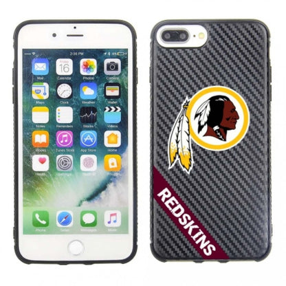 PBG NFL Washington Redskins Carbon Case for iPhone 8 Plus, 7 Plus, 6 Plus & 6S Plus (5.5")