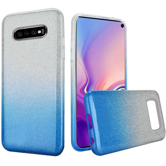 GSA Gradient Glitter Candy Case for Samsung Galaxy S10 (6.1") - Blue