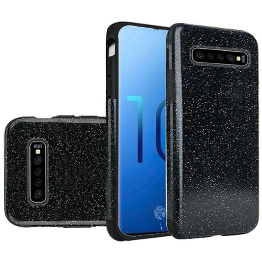 GSA Slim Glitter Candy Case for Samsung Galaxy S10 Plus (6.4") - Black