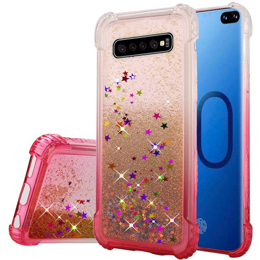 GSA Liquid Glitter Candy Case for Samsung S10 Plus (6.4") - Hot Pink