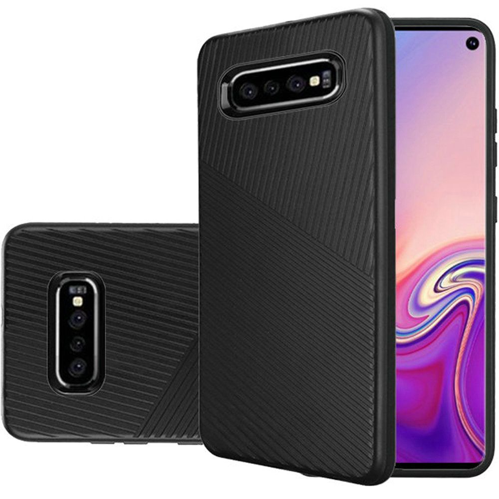 GSA Textured Embossed Lines Case for Samsung S10e (5.8") - Black
