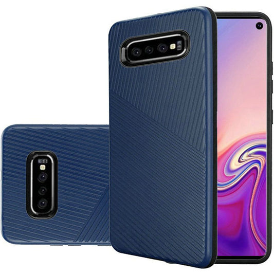 GSA Textured Embossed Lines Case for Samsung S10e (5.8") - Blue