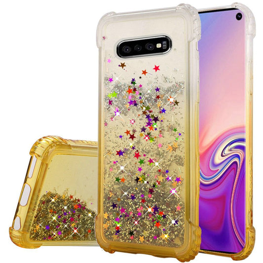GSA Liquid Glitter Candy Case for Samsung Galaxy S10e (5.8") - Gold