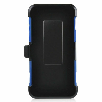 GSA Car Armor Holster Case Stand for Samsung Galaxy S10 (6.1") Black Blue