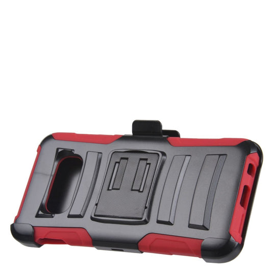 GSA Car Armor Holster Case for Samsung Galaxy S10e (5.8") - Black/Red