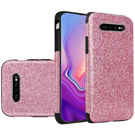 GSA Flexible Slim Glitter Candy Case for Samsung S10 (6.1") - Hot Pink