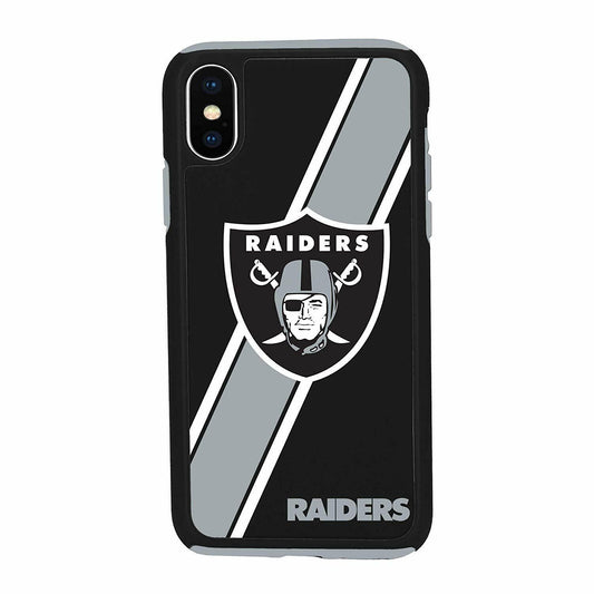 FOCO NFL Las Vegas Raiders Dual Hybrid Case for iPhone XS Max (6.5")