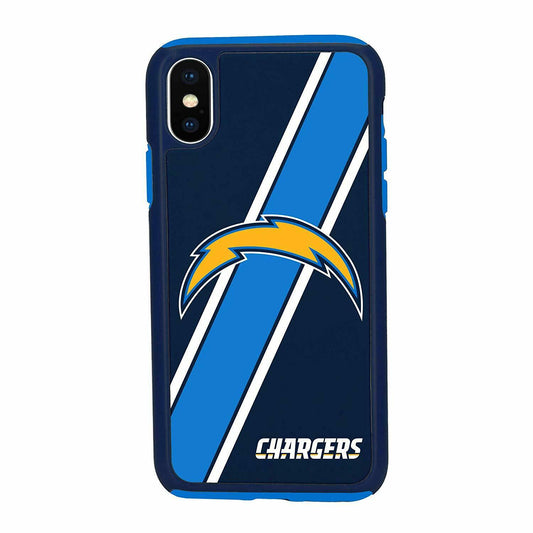 FOCO NFL Los Angeles Chargers Dual Hybrid Case for iPhone XS Max (6.5")