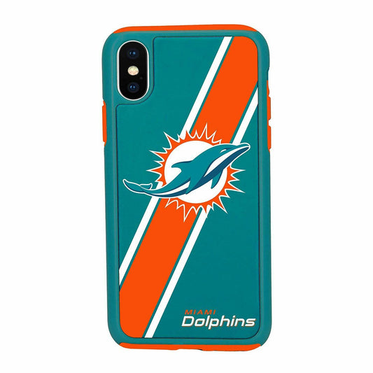 FOCO NFL Miami Dolphins Dual Hybrid Case for iPhone XS Max (6.5")