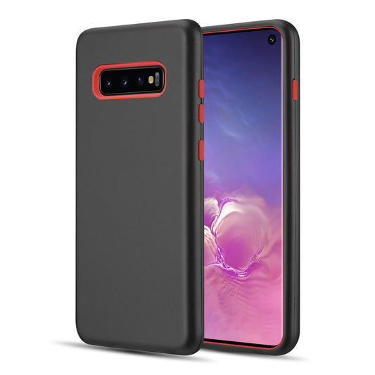 GSA Slim Sleek Hybrid Case for Samsung Galaxy S10 (6.1")  Black/Red
