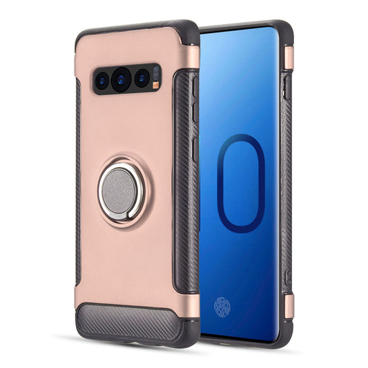 GSA Anti-Slip Ring Stand for Samsung Galaxy S10 Plus (6.4") Rose Gold
