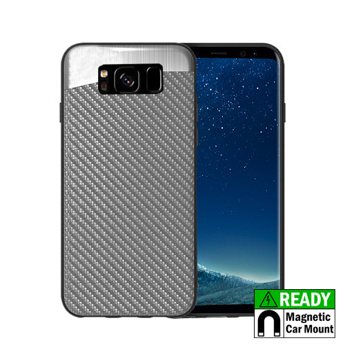 GSA Blade Carbon Candy Case For Samsung Galaxy S8 - Silver