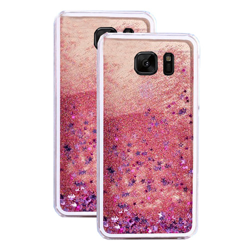 GSA Liquid Glitter Candy Case For Samsung Galaxy S8 - Rose Gold