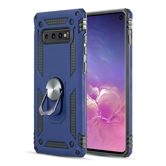 GSA Slim Shockproof Case w/Ring Stand for Samsung Galaxy S10 (6.1") - Blue