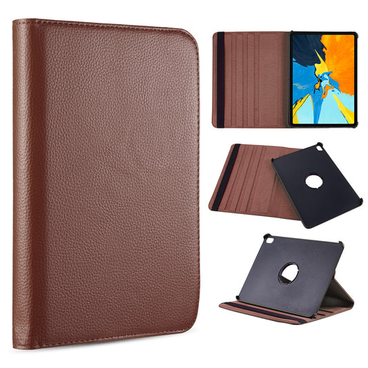 GSA Rotation Stand Folio For iPad Pro 11" Brown A1980, A2013,  A1934, A1979