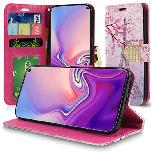 GSA Fashion Wallet Case for Samsung Galaxy S10e (5.8") - Vintage Eiffel Tower