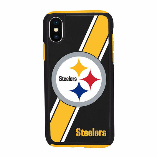 FOCO NFL Pittsburgh Steelers Dual Hybrid Case for iPhone XS Max (6.5")