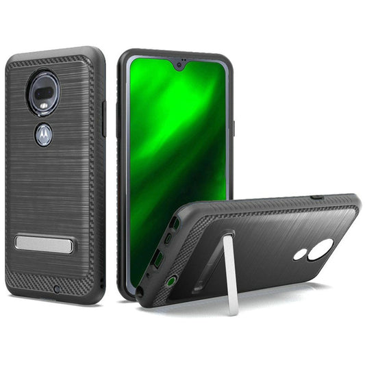 GSA Brushed Case Kickstand for Moto G7 Power & G7 Supra Black