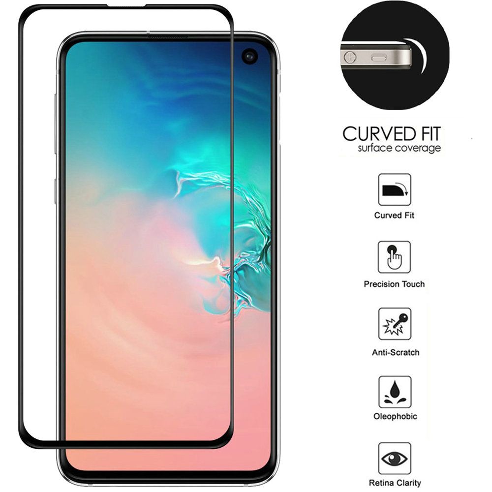 GSA Full Curved Tempered Glass for Samsung Galaxy S10 G973 Case Friendly