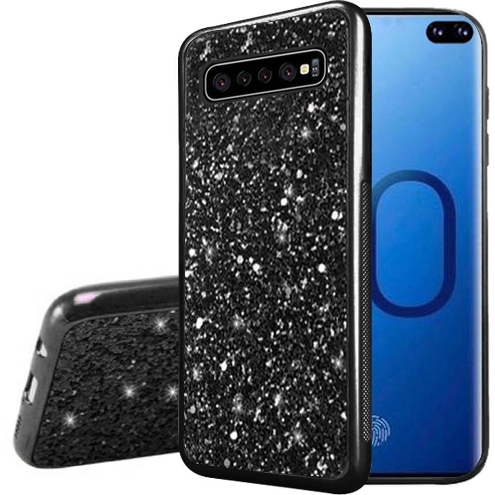 GSA Glitter Candy Case for Samsung Galaxy S10 Plus (6.4") - Black