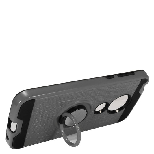 GSA Brushed Case w/Ring Stand for Motorola Moto G7 Play - Gray