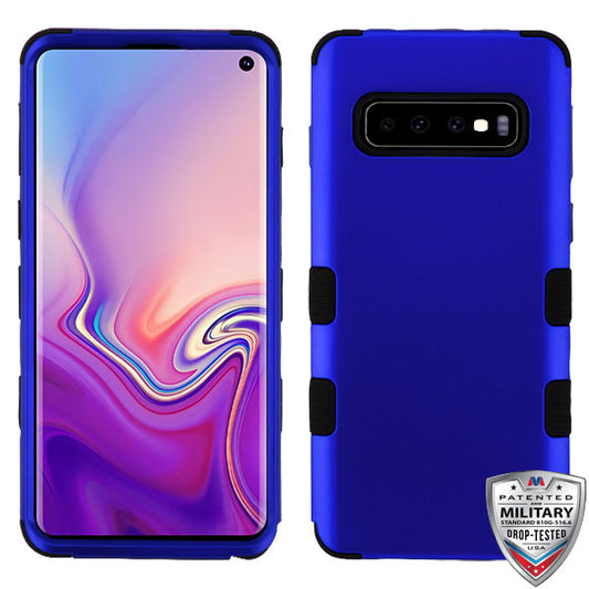 MyBat Natural Tuff Hybrid Case for Samsung Galaxy S10 (6.1") - Blue Titanium