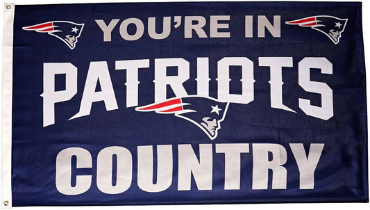 Fremont Die NFL New England Patriots 3' x 5' Flag Patriots Country